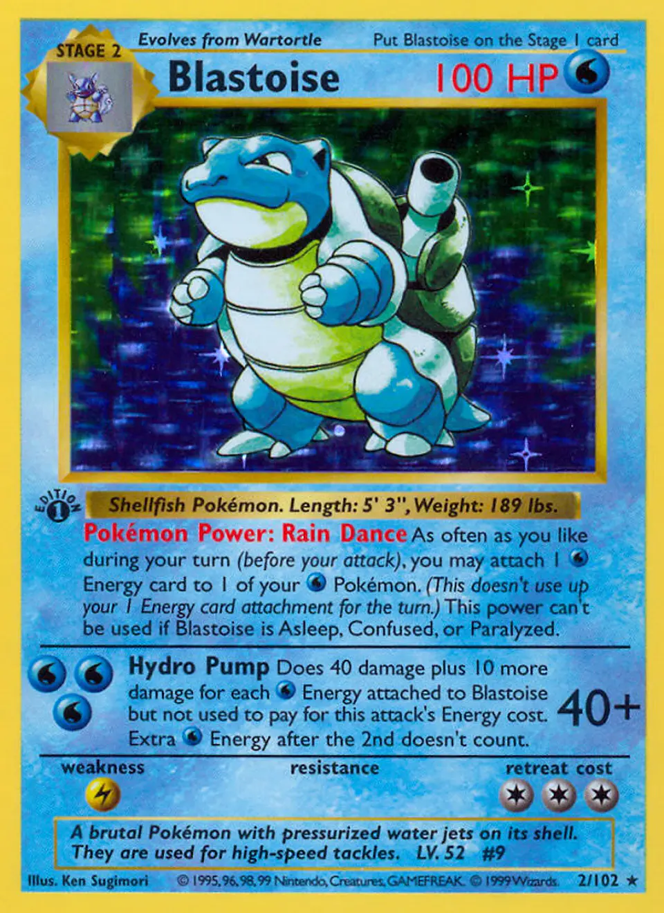 Blastoise #2 (Base Set) 1