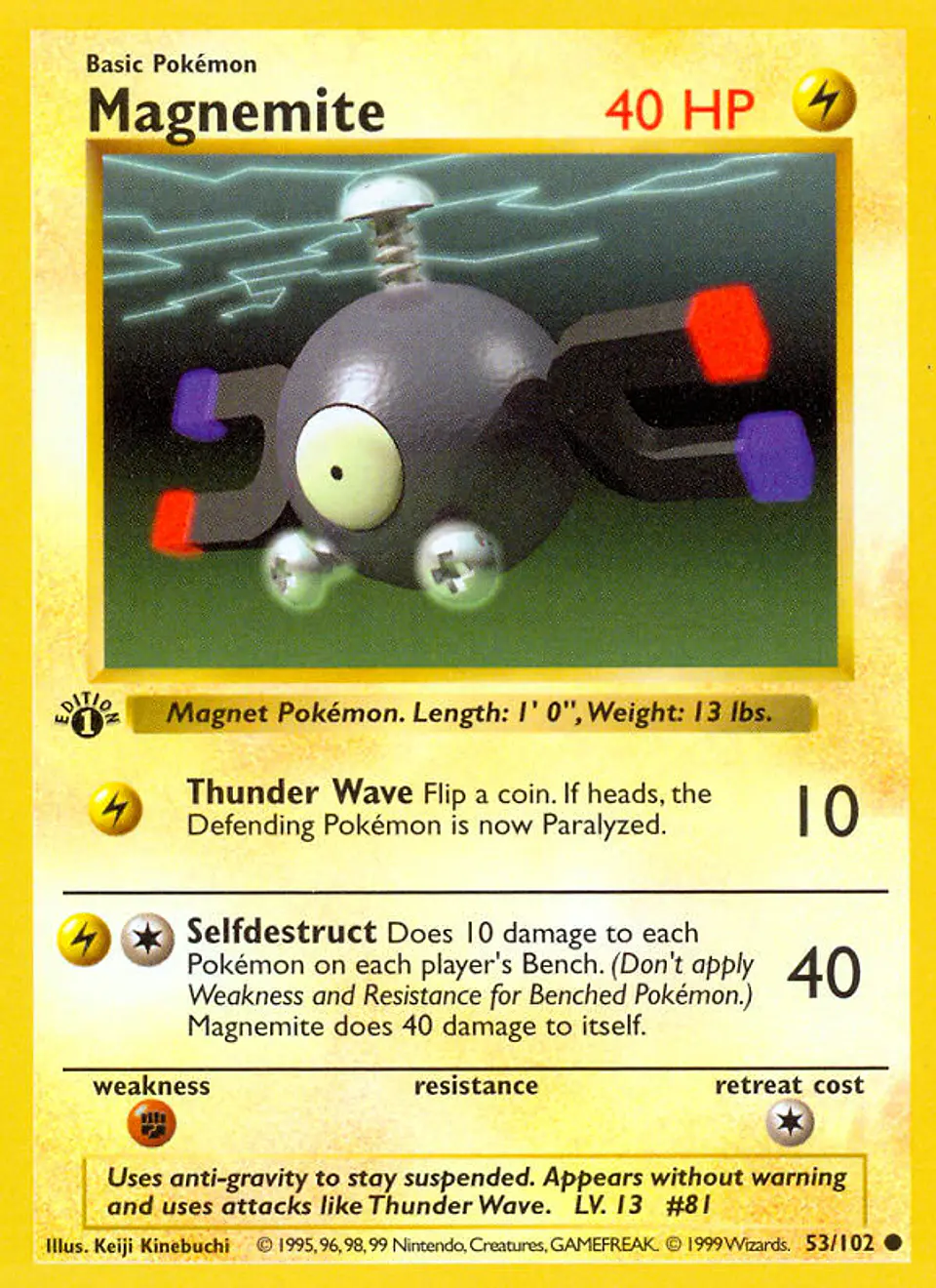Magnemite #53 (Base Set) 1