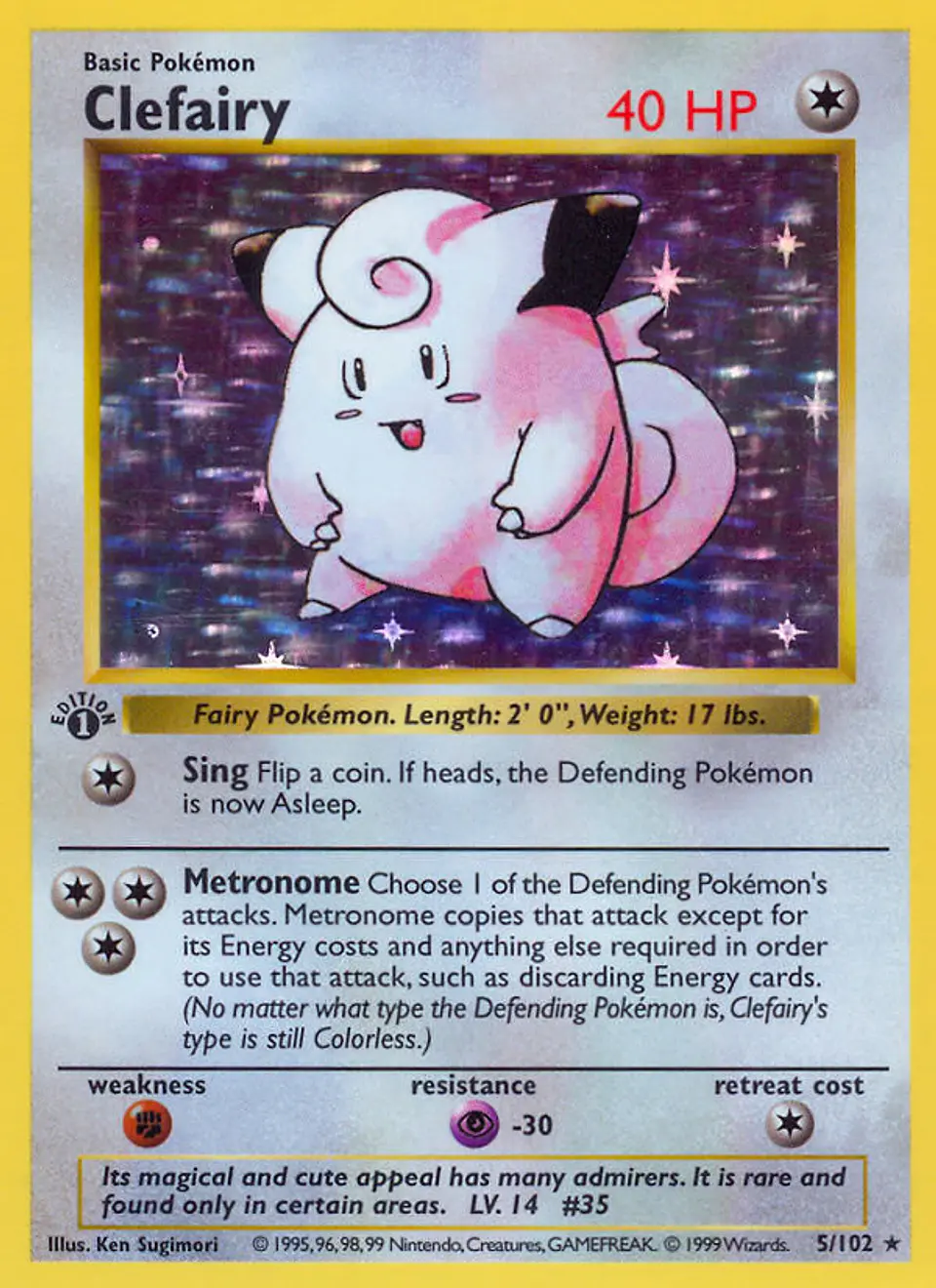 Clefairy #5 (Base Set) 1