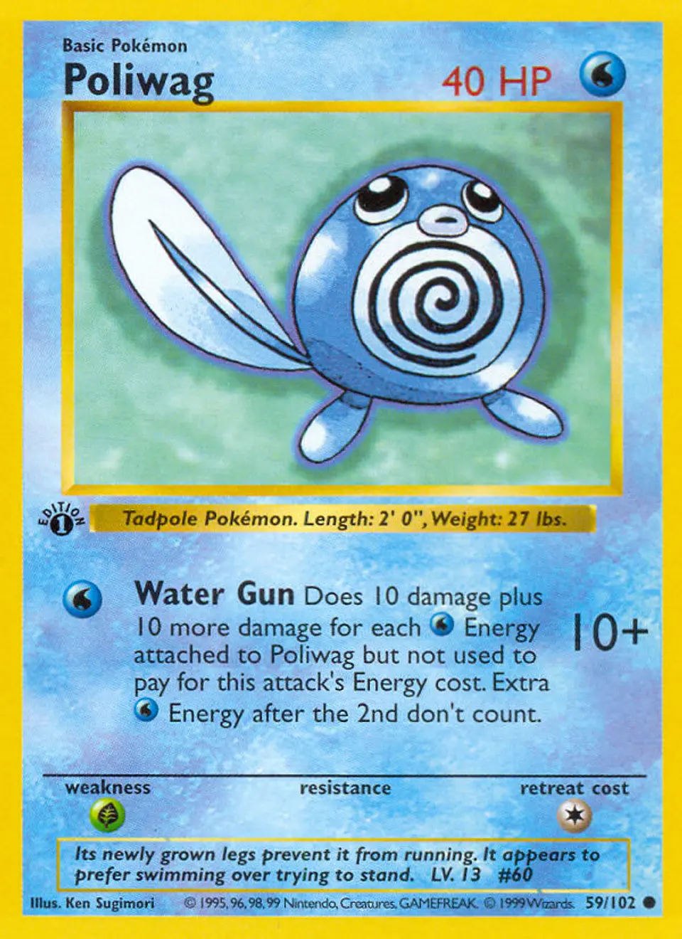 Poliwag #59 (Base Set) 1