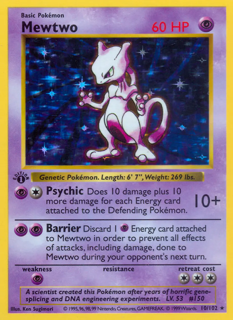 Mewtwo #10 (Base Set) 1