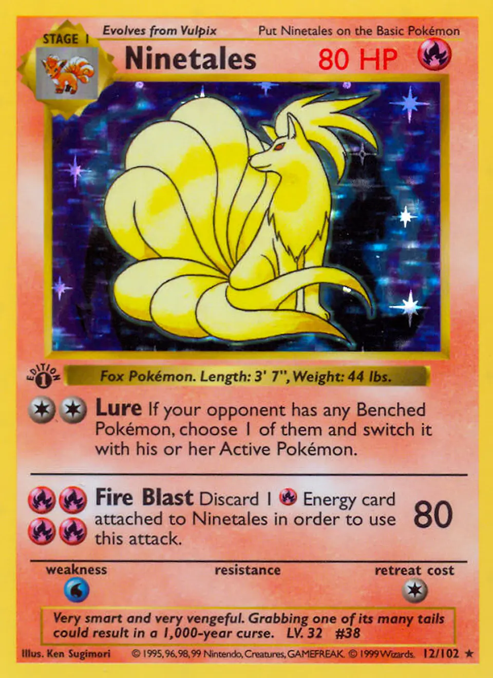 Ninetales #12 (Base Set) 1