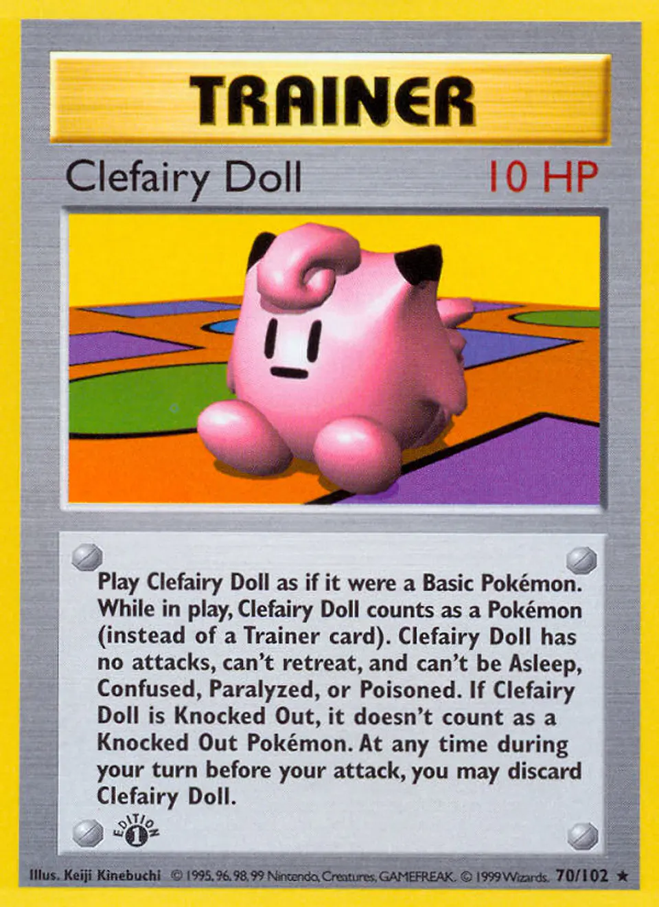 Clefairy Doll #70 (Base Set) 1