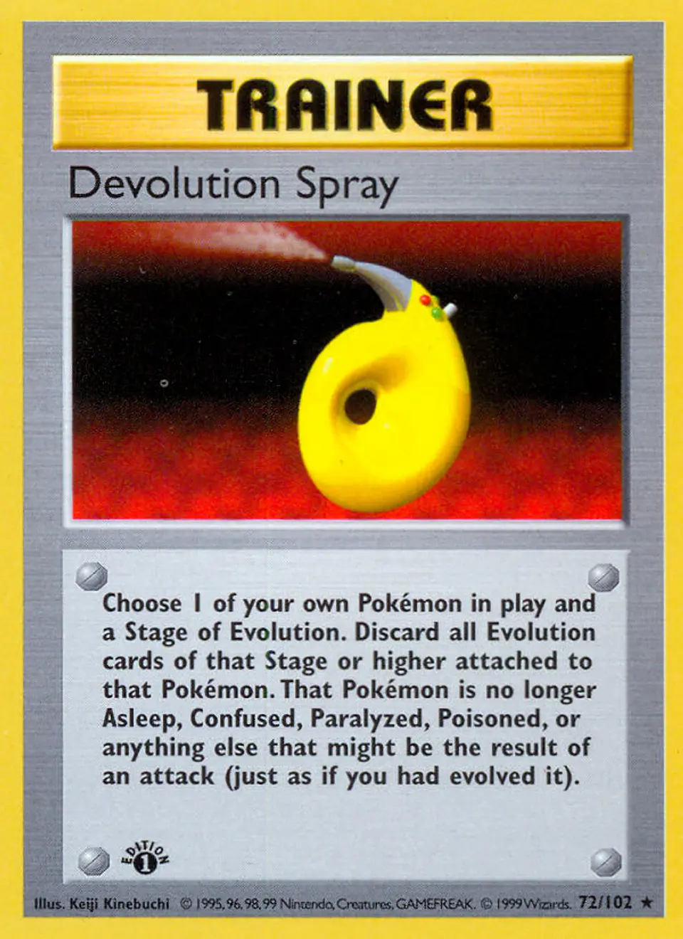 Devolution Spray #72 (Base Set) 1