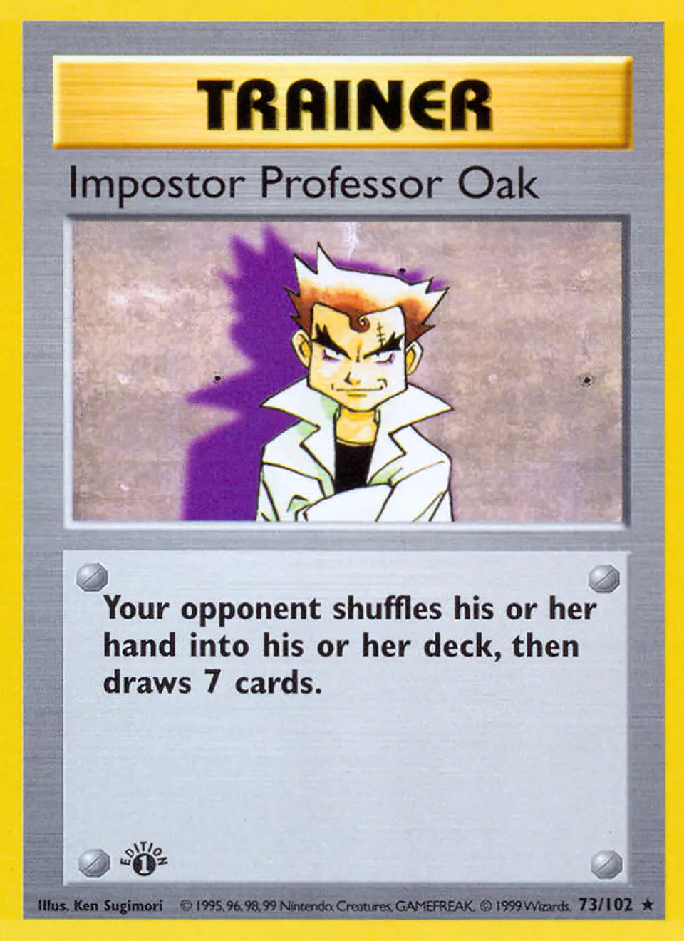 Impostor Professor Oak #73 (Base Set) 1