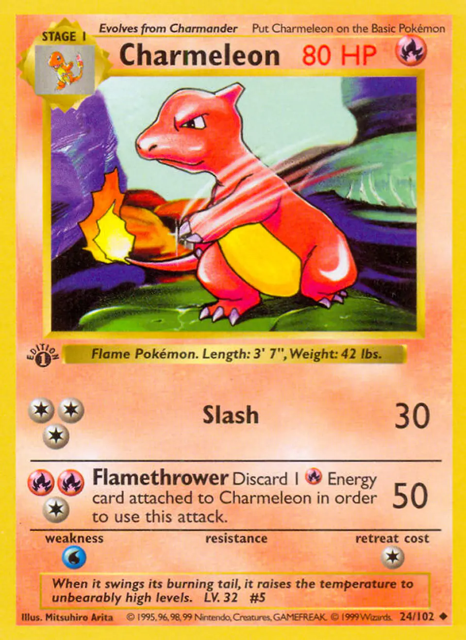 Charmeleon #24 (Base Set) 1
