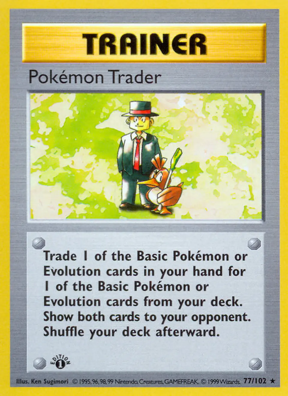 Pokémon Trader #77 (Base Set) 1
