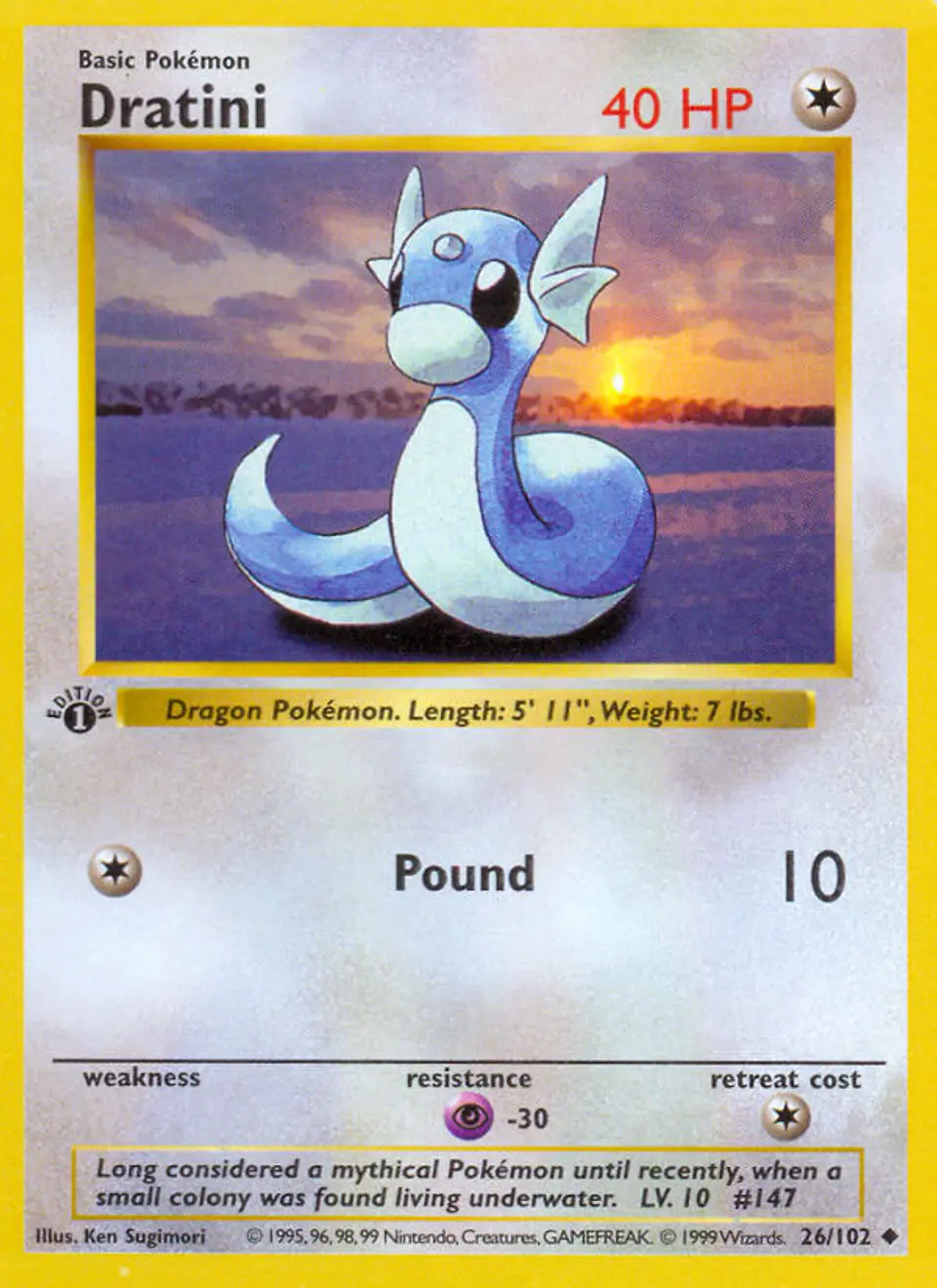 Dratini #26 (Base Set) 1