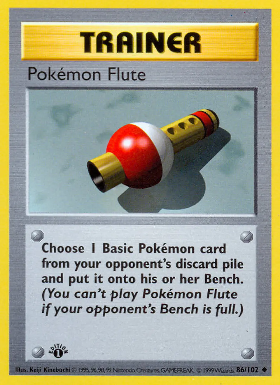 Pokémon Flute #86 (Base Set) 1