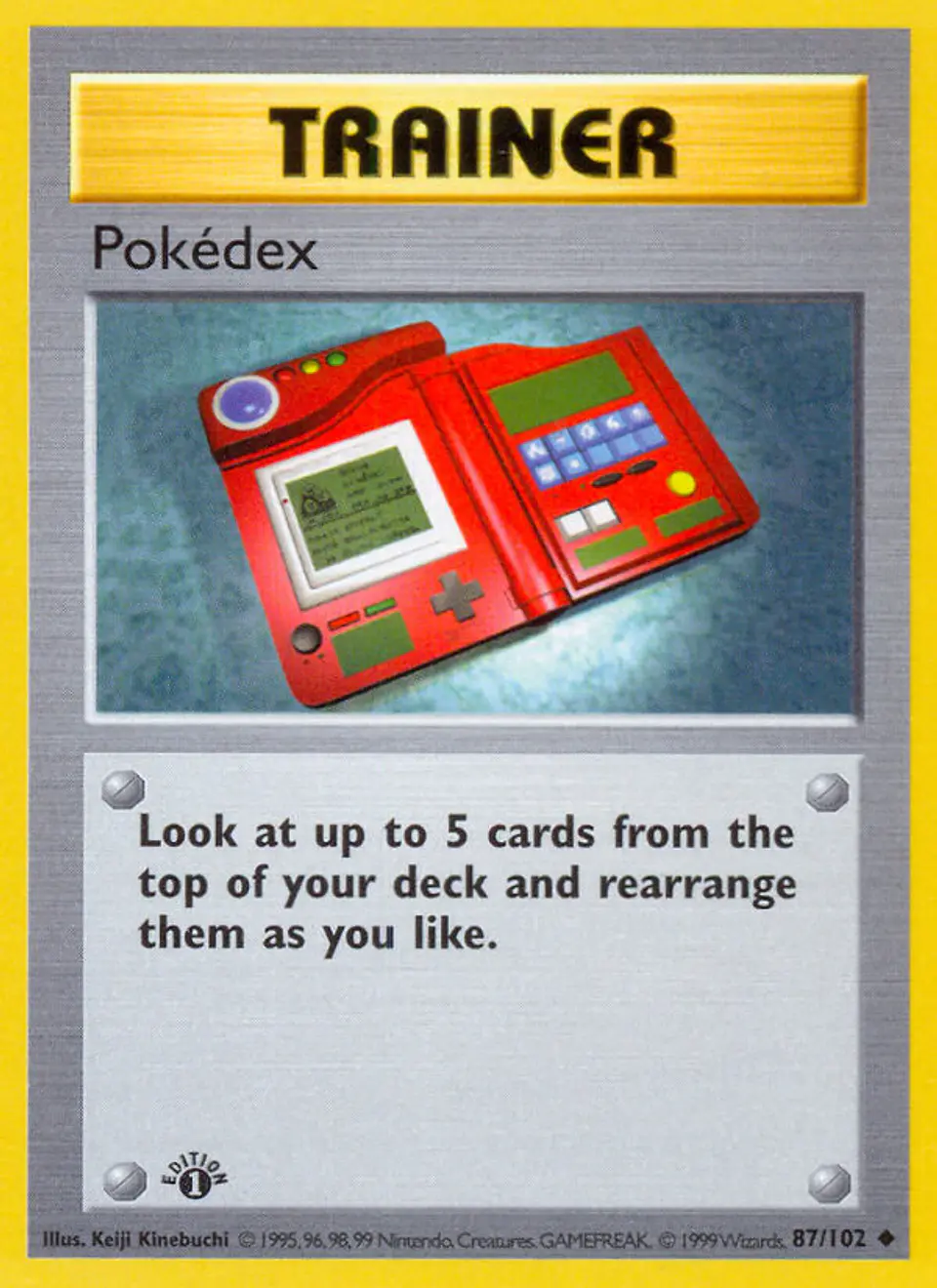 Pokédex #87 (Base Set) 1