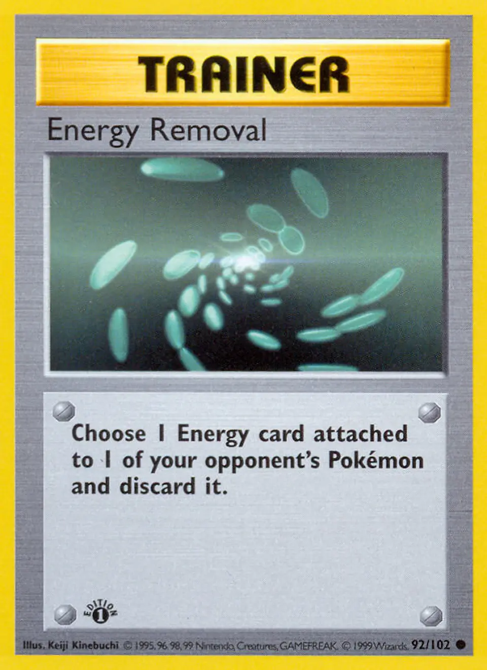 Energy Removal #92 (Base Set) 1