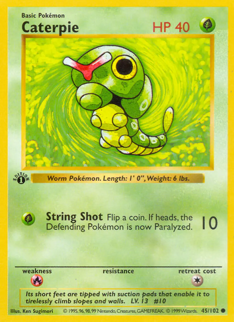 Caterpie #45 (Base Set) 1