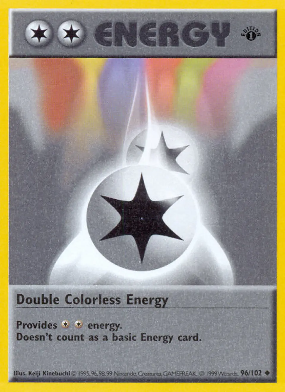 Double Colorless Energy #96 (Base Set) 1