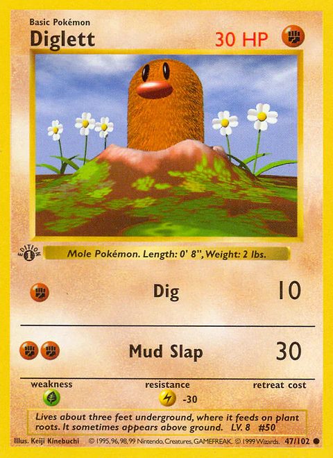 Diglett #47 (Base Set)