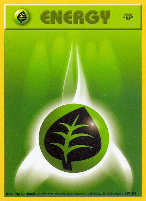 Grass Energy #99 (Base Set)