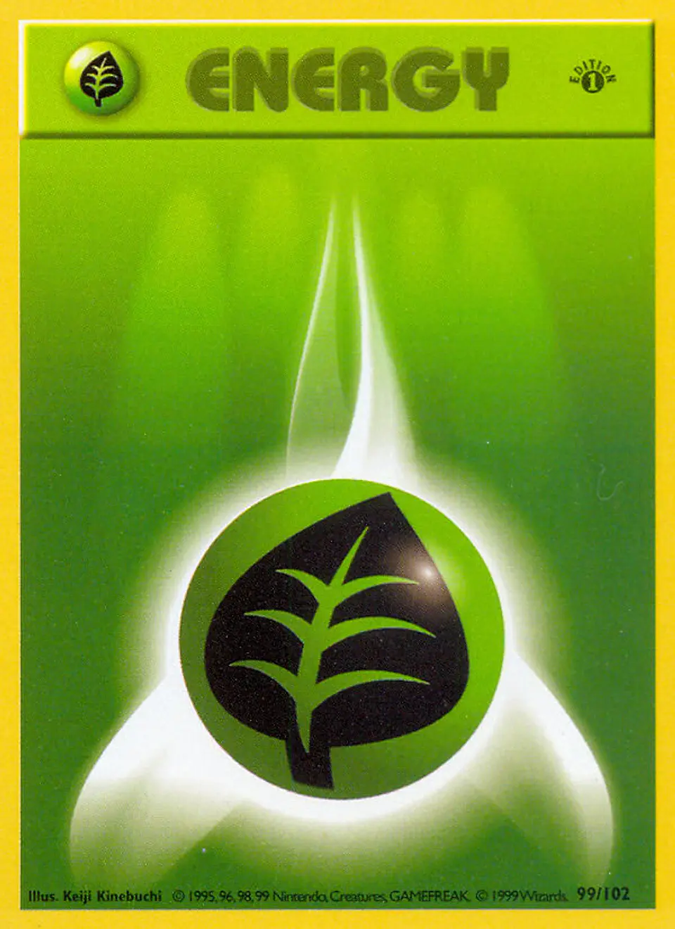 Grass Energy #99 (Base Set) 1