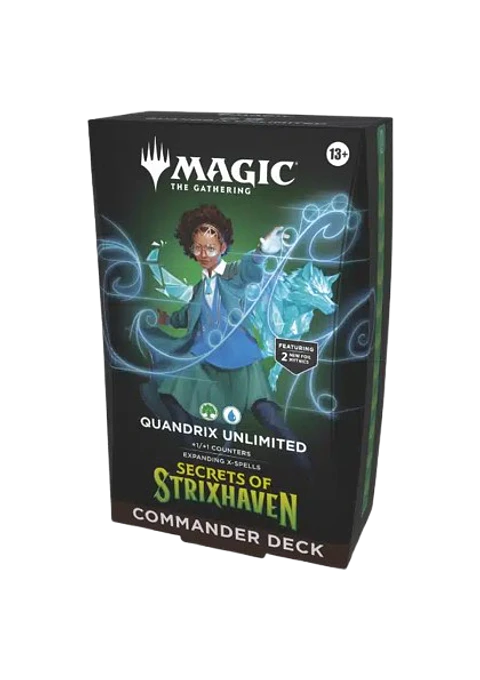 Commander Deck MTG  Secrets of Strixhaven of Quandrix Unlimitetd