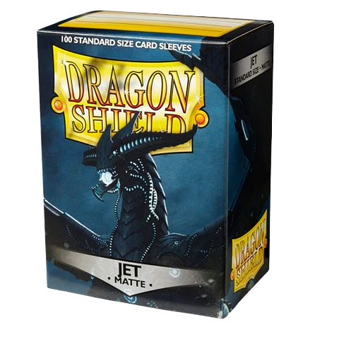 Dragon Shield - Sleeves Standard Size Matte (100) - Jet