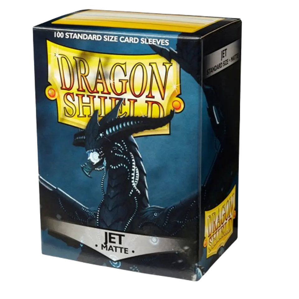 Dragon Shield - Sleeves Standard Size Matte (100) - Jet 1