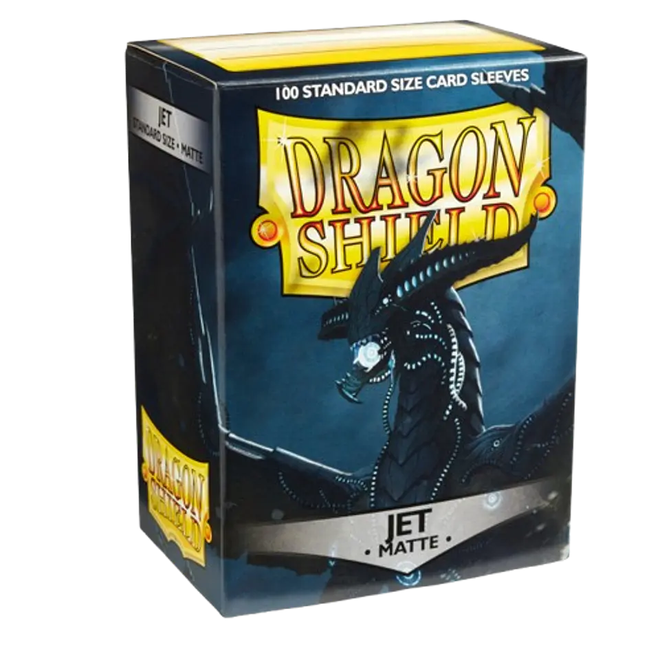 Dragon Shield - Sleeves Standard Size Matte (100) - Jet 3