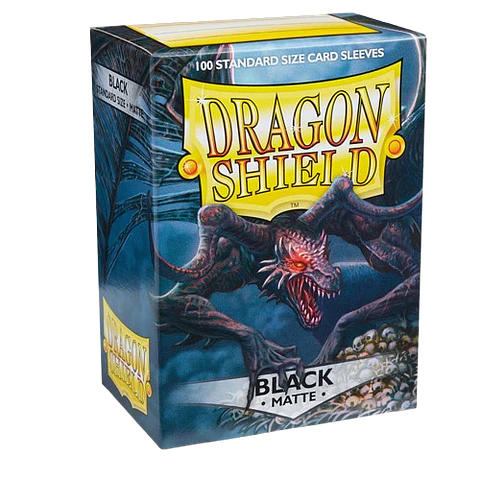 Dragon Shield - Sleeves Standard Size Matte (100) - Black