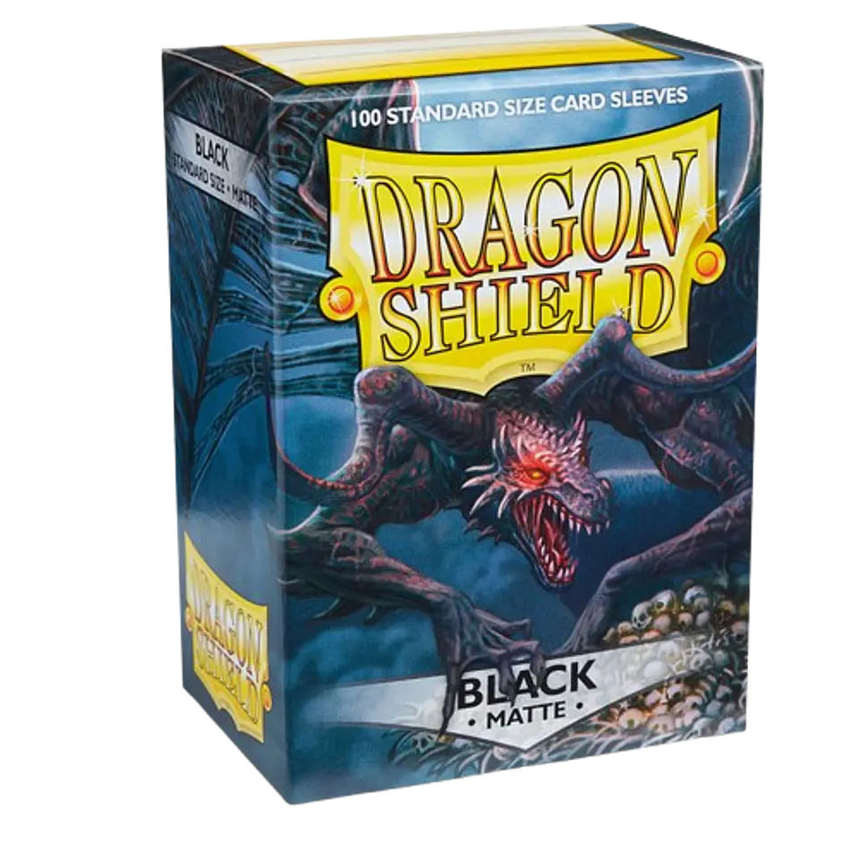 Dragon Shield - Sleeves Standard Size Matte (100) - Black 1