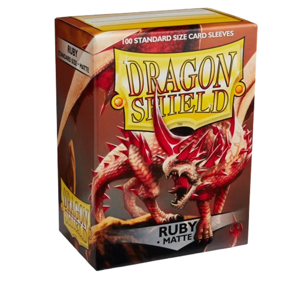 Dragon Shield - Sleeves Standard Size Matte (100) - Ruby 1