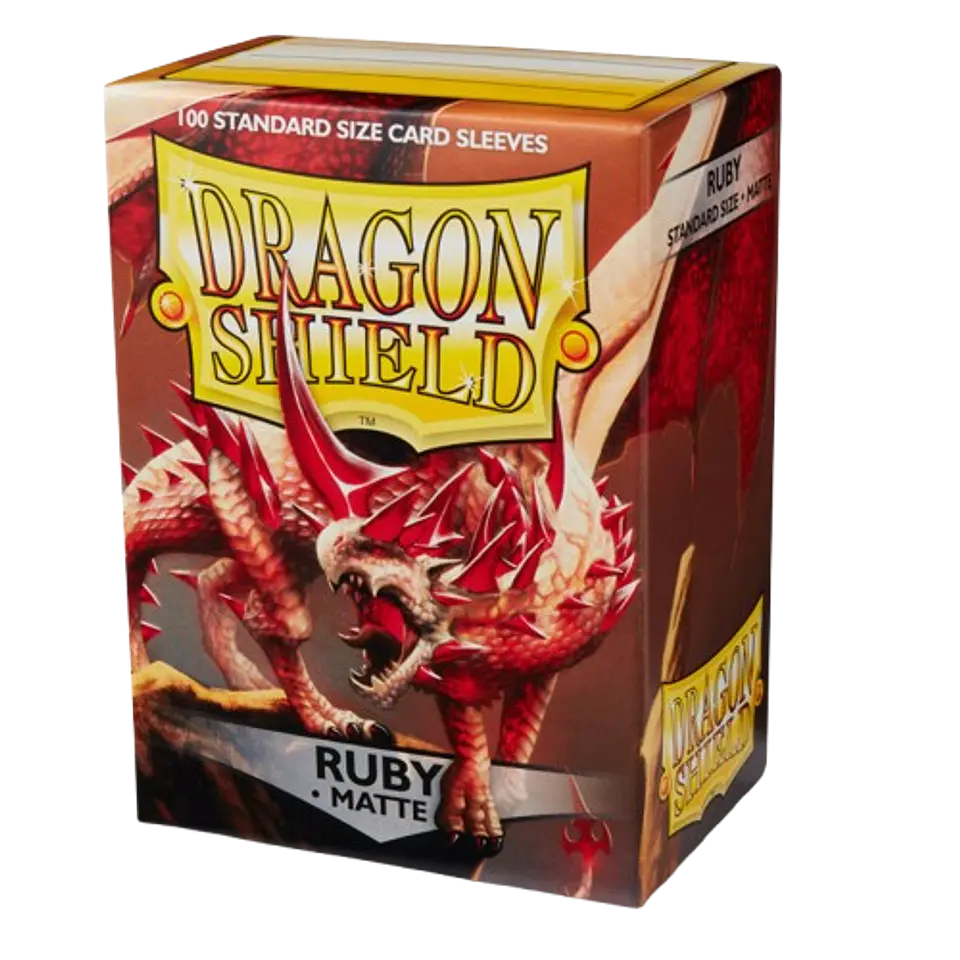 Dragon Shield - Sleeves Standard Size Matte (100) - Ruby 2