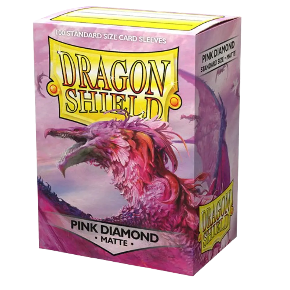 Dragon Shield - Sleeves Standard Size Matte (100) - Pink Diamond 2