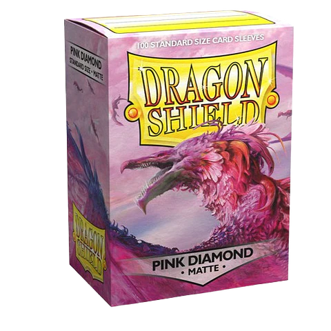 Dragon Shield - Sleeves Standard Size Matte (100) - Pink Diamond