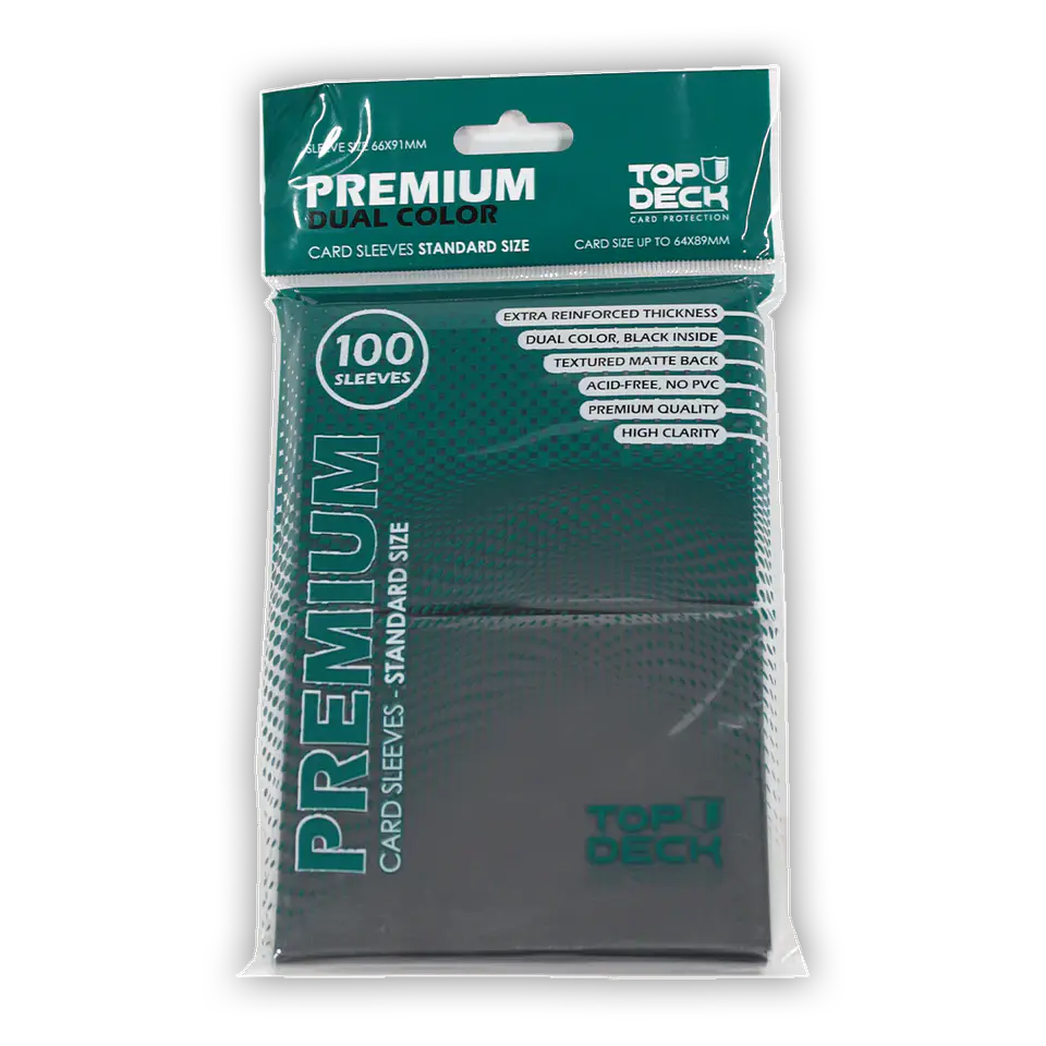 Protectores Premium | TOPDECK Standard 66x91mm color Negro 2