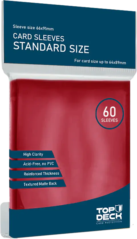 Protector Estandar Rojo Top Deck