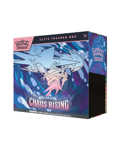 Elite Trainer Box de Pokémon TCG: Mega Evolution – Chaos Rising