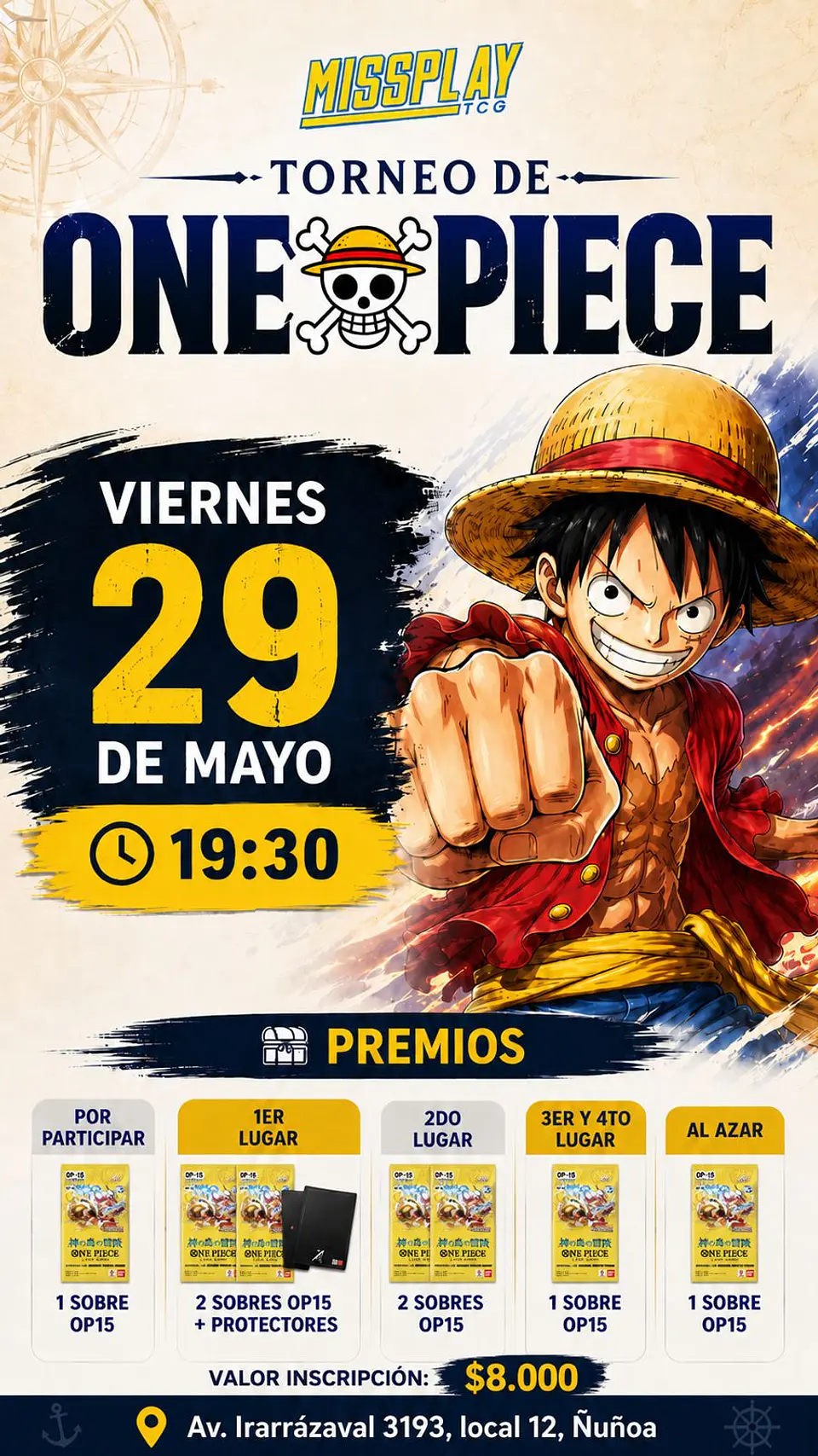 Torneo One Piece TCG  1