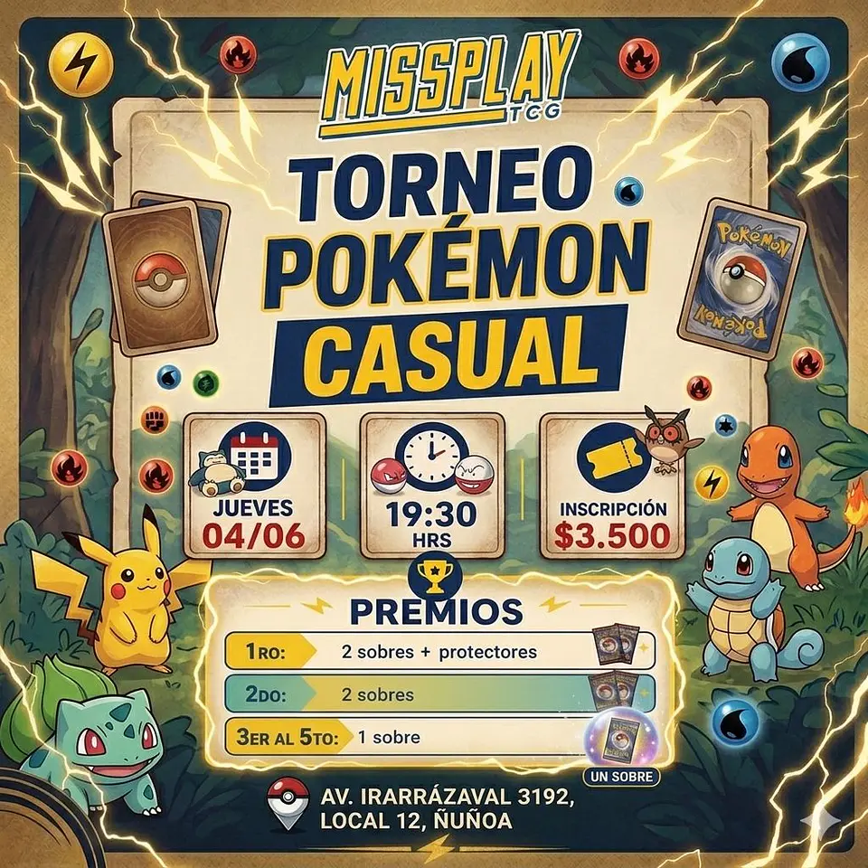 Torneo Pokemon casual  1