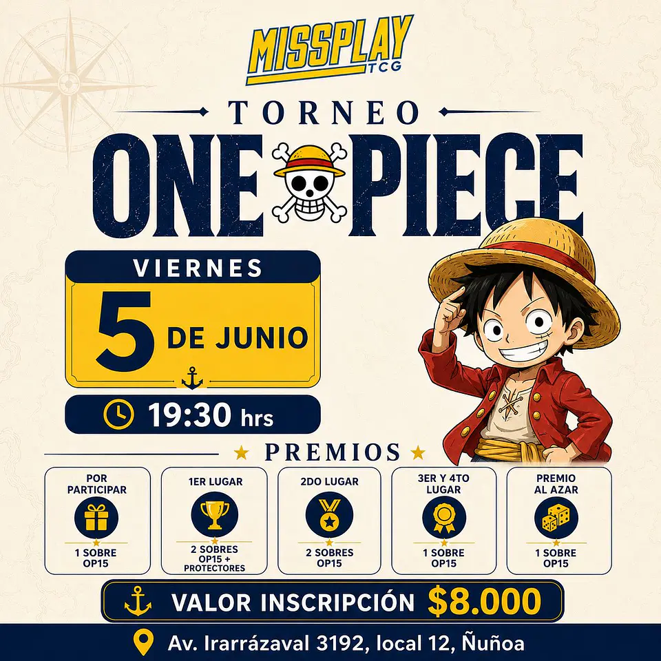 Torneo One Piece TCG  1