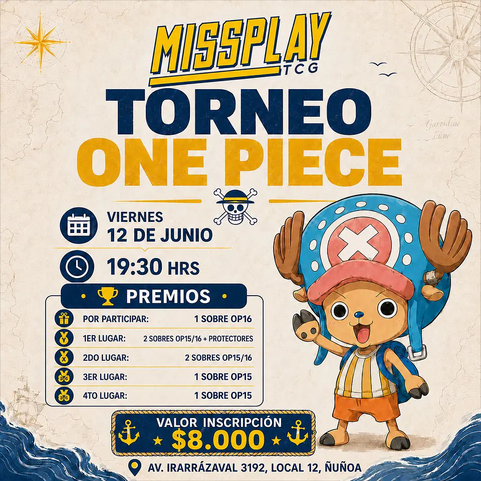 Torneo One Piece TCG  1