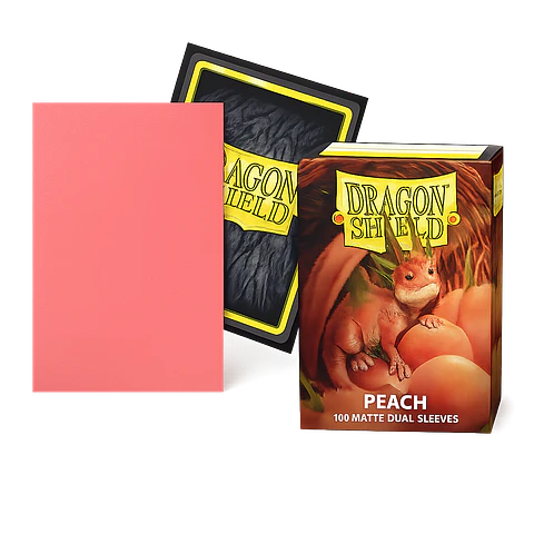 Dragon Shield - Sleeves Standard Size Matte (100) - Peach