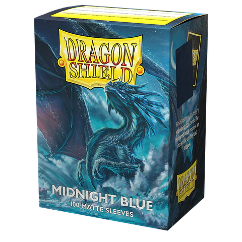 Dragon Shield - Sleeves Standard Size Matte (100) - Midnight Blue