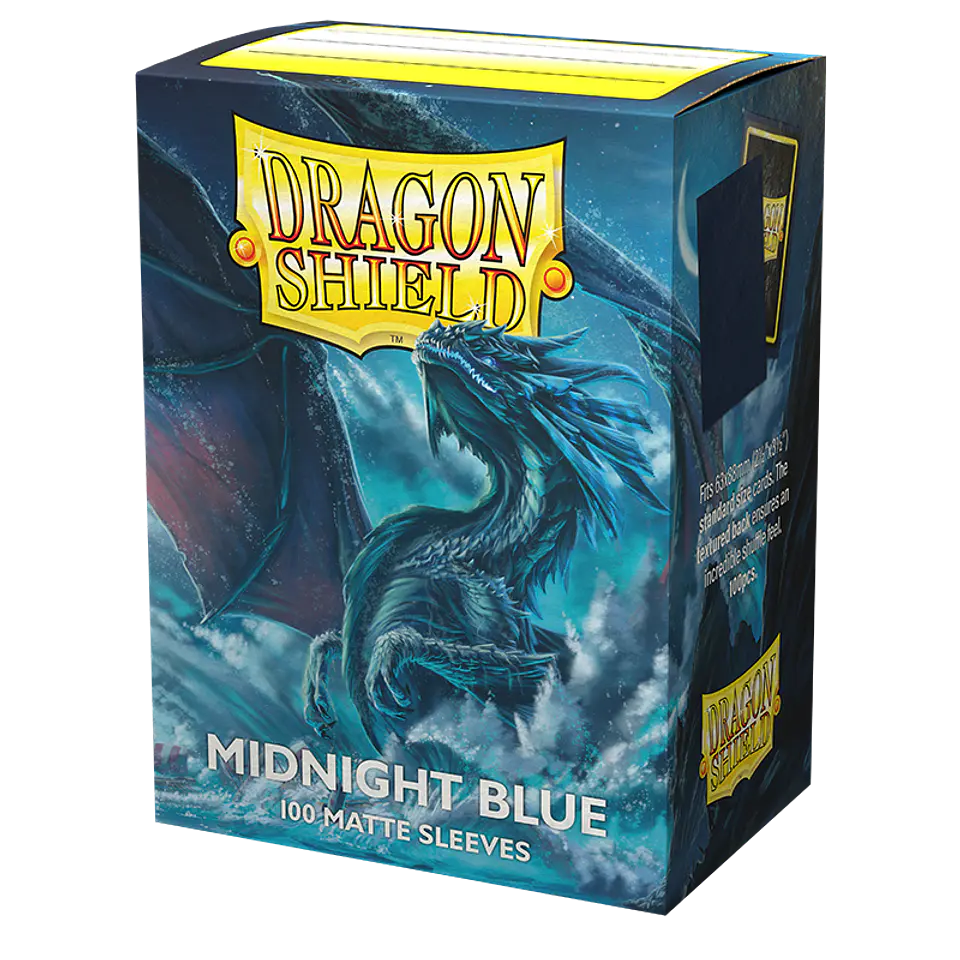Dragon Shield - Sleeves Standard Size Matte (100) - Midnight Blue 1