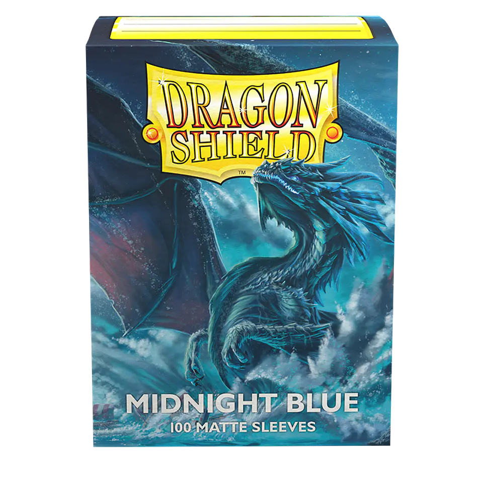 Dragon Shield - Sleeves Standard Size Matte (100) - Midnight Blue 3