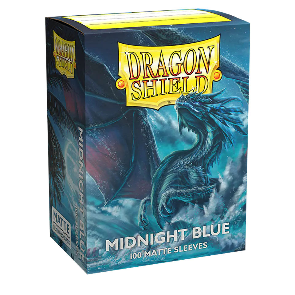 Dragon Shield - Sleeves Standard Size Matte (100) - Midnight Blue 4