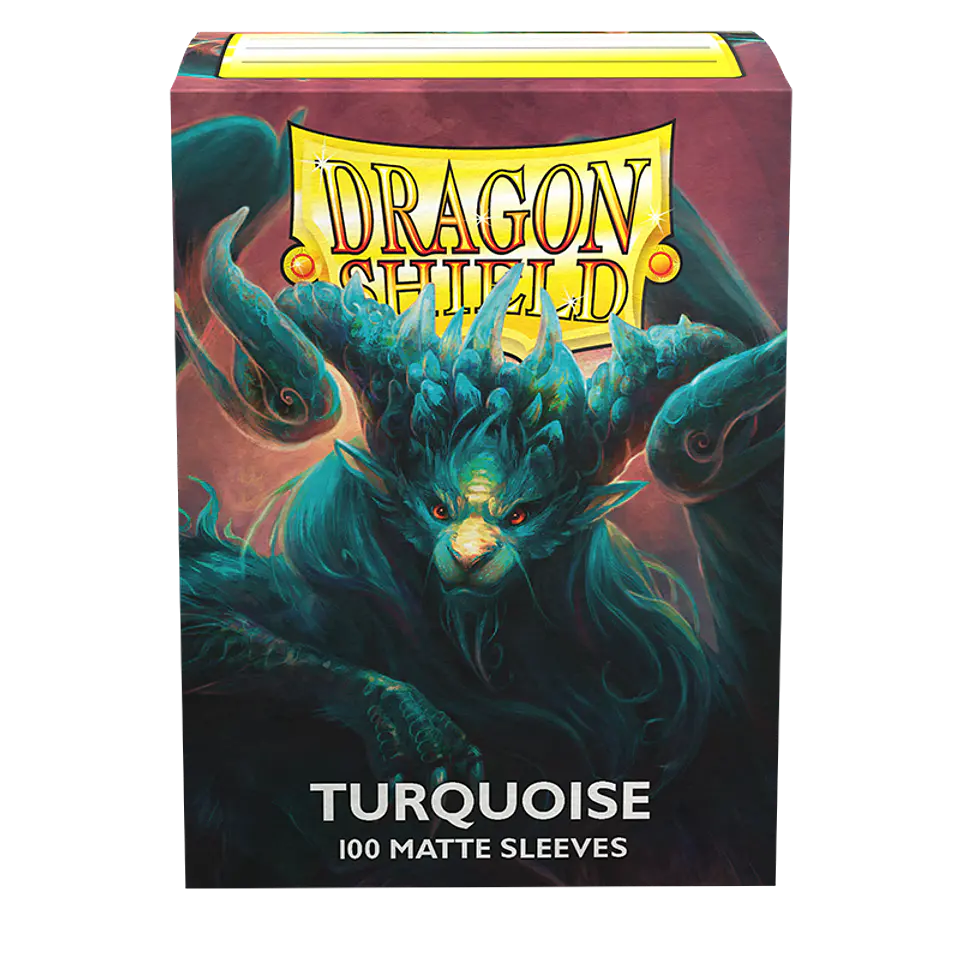 Dragon Shield - Sleeves Standard Size Matte (100) - Turquoise 2
