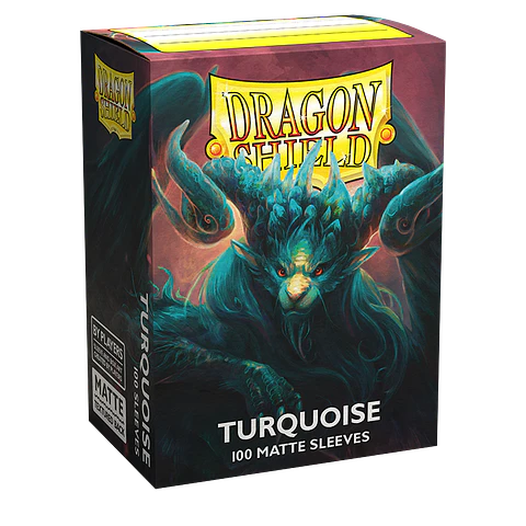 Dragon Shield - Sleeves Standard Size Matte (100) - Turquoise