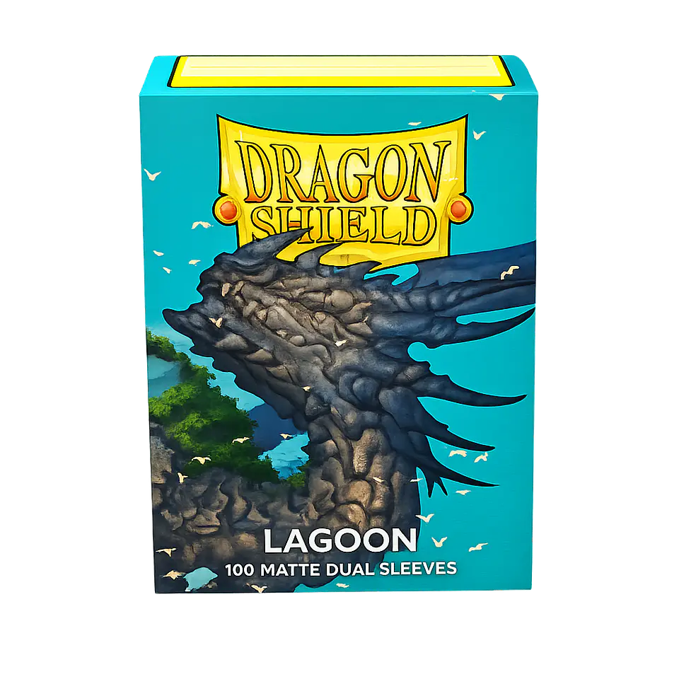 Dragon Shield - Sleeves Standard Size Matte (100) - Lagoon 3