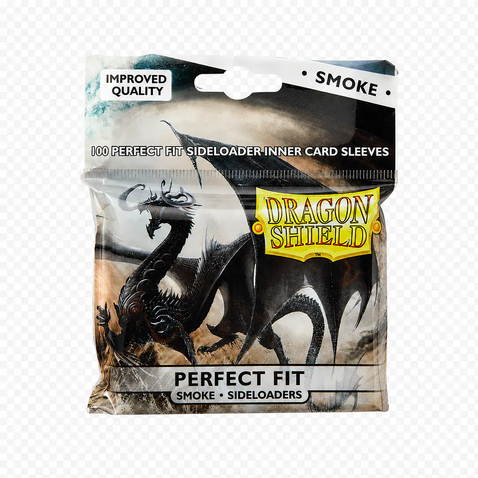 Dragon Shield - Toploading Perfect Fit Sleeves Standard Size (100) - Smoke 1