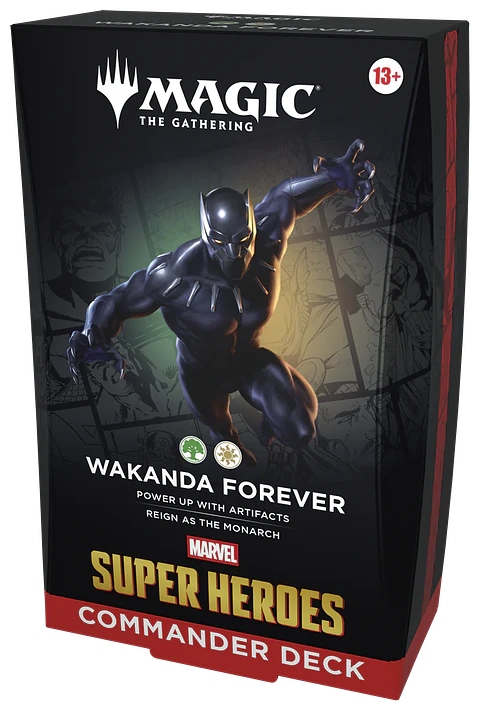 Marvel Super Heroes - Commander Deck Inglés (Wakanda Forever)