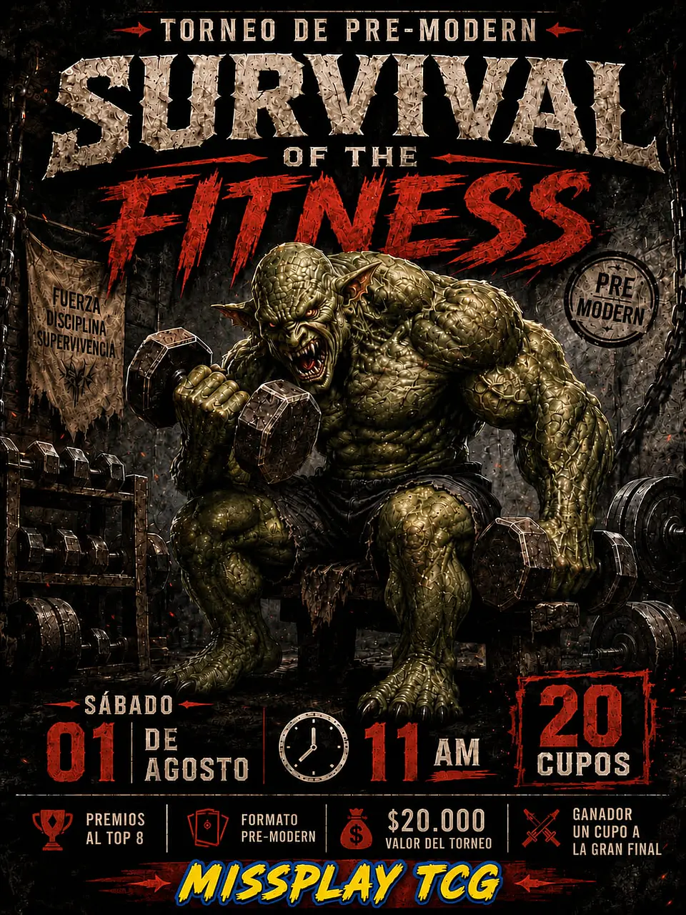 TORNEO PREMODERN SURVIVAL OF THE FITNESS 1
