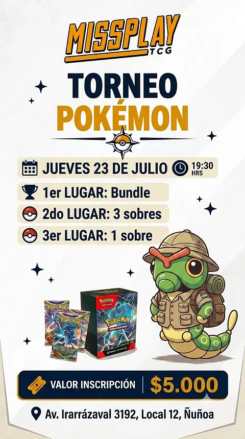 Torneo Pokemon casual 