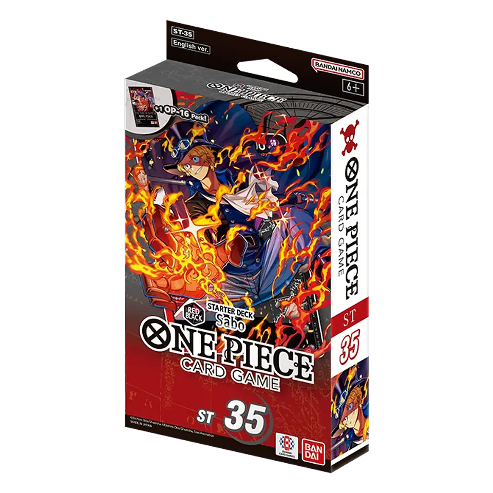 STARTER DECK -RED/BLACK Sabo- [ST-35] 1